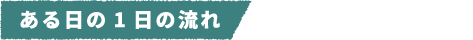 仕事の流れ~1day~